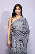 FULL JAAL GEORGETTE CHIKANKARI SAREE